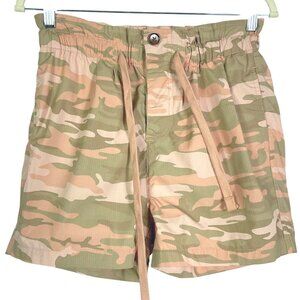 Sanctuary Soho Ripstop Shorts Size 25 NWT Button Fly Drawstring Waist Relaxed Fi